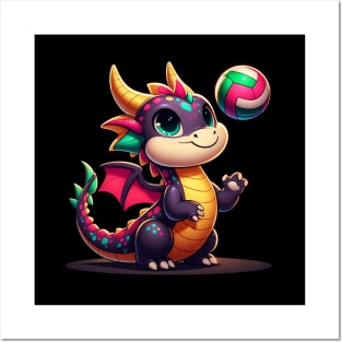 Rufie the Dragon - Volleyball #6 Posters and Art